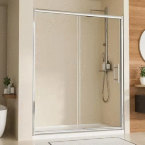 Polished Stainless Steel Shower Enclosure